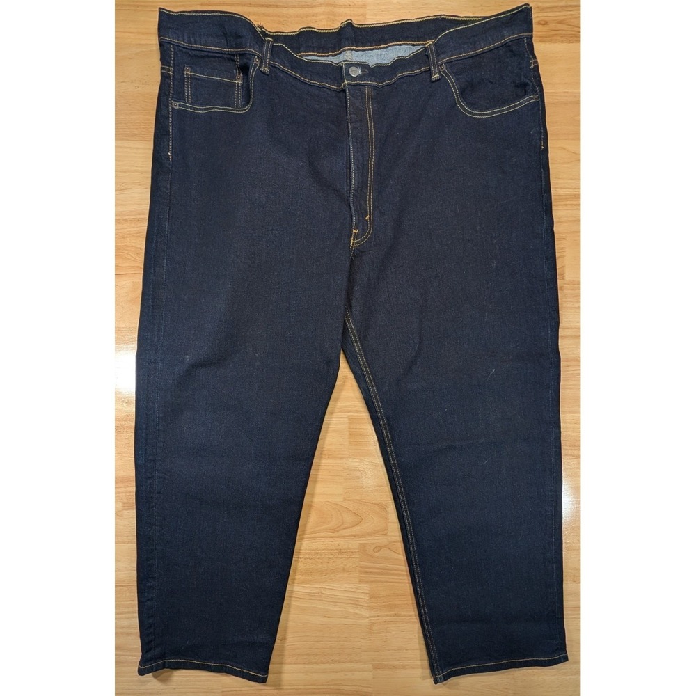 Levi Strauss 550 Jeans Mens Size 46x30 Dark Wash Relaxed Fit Denim Pants